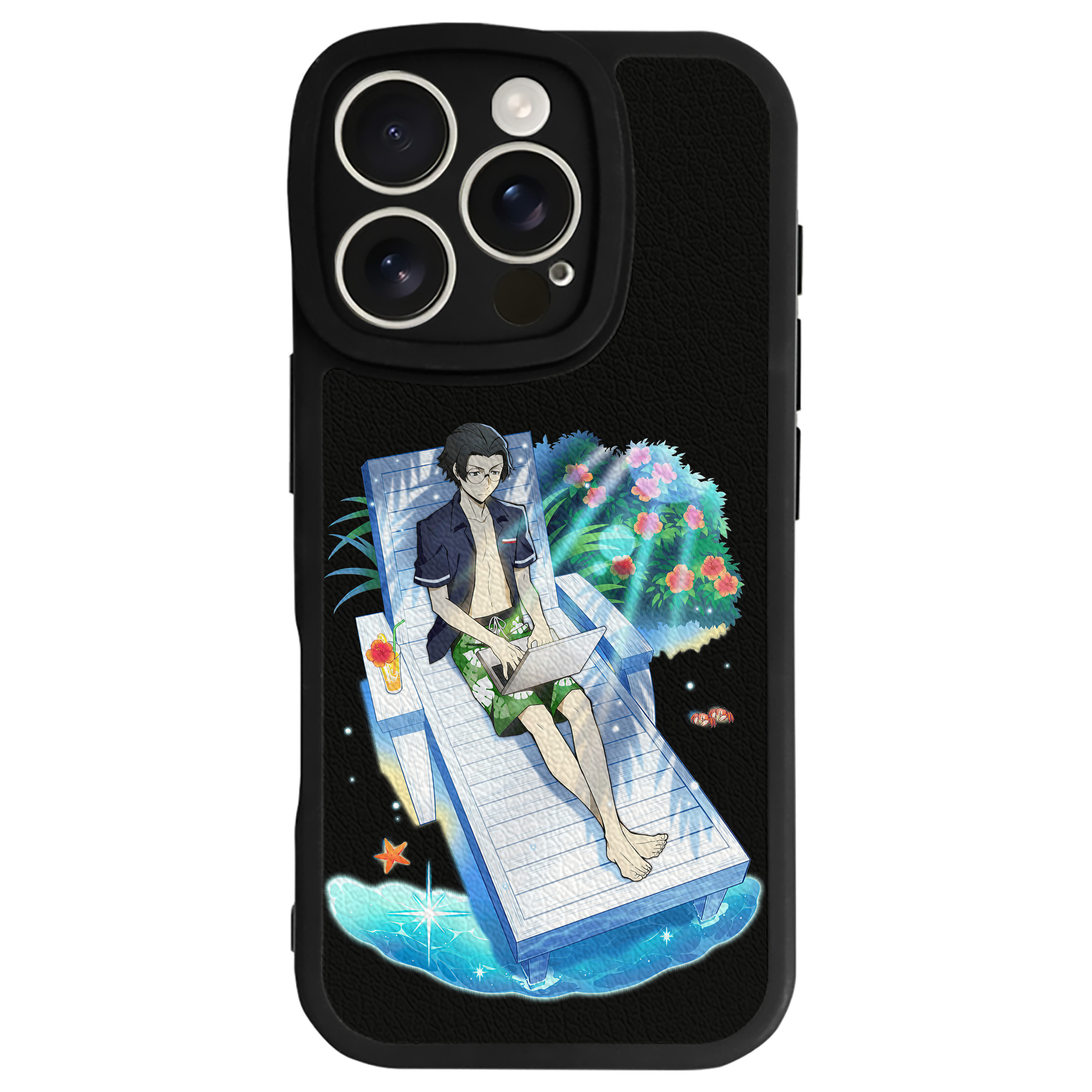 （画像用） 文豪ストレイドッグス Bungo Stray Dogs 【iPhone 16シリーズ対応】シリコンスマホケース（レザー調） 材質：シリコン